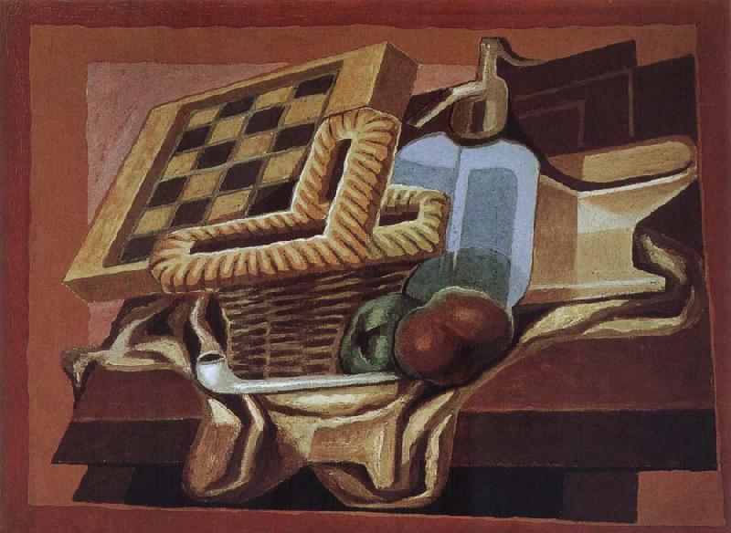 Juan Gris Siphon bottle and skep oil painting picture